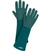 Gants verts &agrave; double enduit, 18" lo, PVC, Doublure en Jersey de coton, 70 mils Rock Safety Industrial Ltd