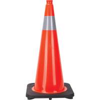 Traffic Cone, 28", Orange, 4" Reflective Collar(s) Rock Safety Industrial Ltd