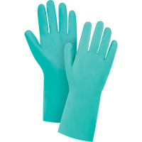 Gants de premi&egrave;re qualit&eacute; &agrave; prise en losange r&eacute;sistants aux produits chimiques, Taille Petit/7, 13" lo, Nitrile, Doublure en Ouat&eacute;e, 15 mils Rock Safety Industrial Ltd