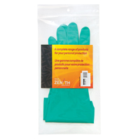 Gants r&eacute;sistants aux produits chimiques &agrave; prise en losange, Taille 10, 13" lo, Nitrile, Doublure en Ouat&eacute;e, 13 mils Rock Safety Industrial Ltd