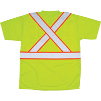 T-shirt conforme &agrave; la CSA, Polyester, Moyen, Jaune lime haute visibilit&eacute; Rock Safety Industrial Ltd