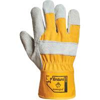 Endura&reg; Fitter Gloves, Large, Split Leather Palm, Cotton Inner Lining Rock Safety Industrial Ltd