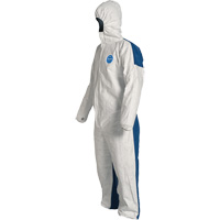 Hooded Coveralls, 4X-Large, Blue/White, Tyvek&reg; 400 D Rock Safety Industrial Ltd