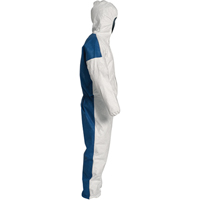 Hooded Coveralls, 4X-Large, Blue/White, Tyvek&reg; 400 D Rock Safety Industrial Ltd