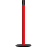 Syst&egrave;me Advance TensaBarrier - Poteau r&eacute;cepteur, Hauteur de 36", Rouge Rock Safety Industrial Ltd