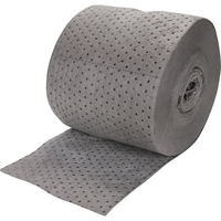 Rouleaux absorbants li&eacute;s de premi&egrave;re qualit&eacute;, Lourd, 150' lo x 15" la, Absorption 25 gal. Rock Safety Industrial Ltd