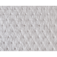 Premium Fine Fiber Sorbent Pads, Oil Only, 15" x 17", 25 gal. Absorbancy Rock Safety Industrial Ltd