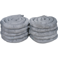 Sorbents Socks, Universal, 40 gal. Absorbancy, 3" W x 10' L, Pack of 10 Rock Safety Industrial Ltd