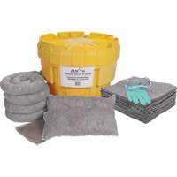 Trousse de d&eacute;versements &agrave; grande capacit&eacute; de premi&egrave;re qualit&eacute;, Universel, Overpack/Baril de r&eacute;cup&eacute;ration, Absorbance de 20 gal. US Rock Safety Industrial Ltd