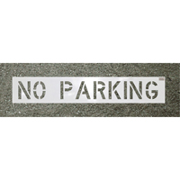 Parking Lot Stencils, Pictogram, 4" x 3" Rock Safety Industrial Ltd