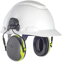 Peltor X Series Earmuffs, Cap Mount, 25 NRR dB Rock Safety Industrial Ltd