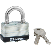 Cadenas lamin&eacute;, Argent, Cl&eacute;s identiques, Acier lamin&eacute;, Largeur de 1-3/4" Rock Safety Industrial Ltd