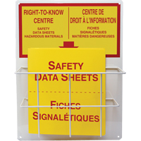 Basket Style Centre Boards, English & French, Binders Included Rock Safety Industrial Ltd