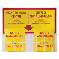 Basket Style Centre Boards, English & French, Binders Included Rock Safety Industrial Ltd