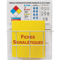 Panneaux de style panier pour mati&egrave;res dangereuses, Français, Compris reliures Rock Safety Industrial Ltd