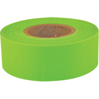 Sub-Zero Flagging Tape, 1.2" W x 150' L, Fluorescent Lime Rock Safety Industrial Ltd