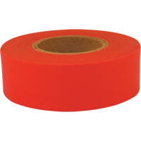 Sub-Zero Flagging Tape, 1.2" W x 150' L, Fluorescent Red Rock Safety Industrial Ltd