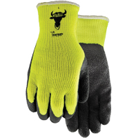 Gants Visibull 330, 7/Petit, R&ecirc;vetement Latex de caoutchouc, Enveloppe en Polyester Rock Safety Industrial Ltd