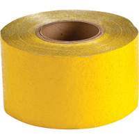 Ruban de marquage temporaire pour la chauss&eacute;e, 4" x 150', R&eacute;tror&eacute;fl&eacute;chissant, Jaune Rock Safety Industrial Ltd