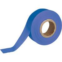 Flagging Tape, 1.188" W x 150' L, Blue Rock Safety Industrial Ltd