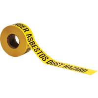 Barricade Tape, English, 3" W x 1000' L, 3 mils, Black on Yellow Rock Safety Industrial Ltd
