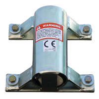 Base &agrave; davier pour collier de passage pour installation murale DBI-SALA Advanced Rock Safety Industrial Ltd