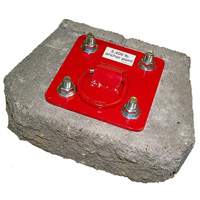 Ancrage continu pour b&eacute;ton PROTECTA PRO, B&eacute;ton, Usage Temporaire Rock Safety Industrial Ltd