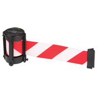 Cassettes de rechange pour Tensabarrier pour l'ext&eacute;rieur, Advance ou StowAway, 13', Ruban Blanc Rock Safety Industrial Ltd
