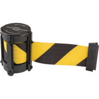 Cassettes de rechange pour Tensabarrier pour l'ext&eacute;rieur, Advance ou StowAway, 13', Ruban Jaune Rock Safety Industrial Ltd
