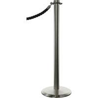 Poteaux portatifs, Hauteur de 34", Chrome poli Rock Safety Industrial Ltd