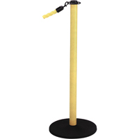 Poteaux portatifs, Hauteur de 36", Jaune Rock Safety Industrial Ltd