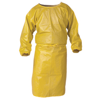 Blouse de protection contre la vaporisation de produits chimiques A70 KLEENGUARD, Polypropyl&egrave;ne, Jaune, 34" la x 44" lo Rock Safety Industrial Ltd