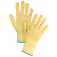 Gants tricot&eacute;s sans couture, Taille T-Grand/10, Calibre 7, Enveloppe en Kevlar, ASTM ANSI niveau A2/EN 388 niveau 3 Rock Safety Industrial Ltd