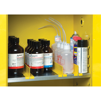 Shelf Dividers for Safety Cabinet Shelves Rock Safety Industrial Ltd