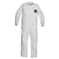 ProShield&reg; 50 Coveralls, X-Large, White, Microporous Rock Safety Industrial Ltd