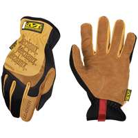 Fastfit&reg; Gloves, Small, Grain Leather Palm, Elastic Cuff Rock Safety Industrial Ltd