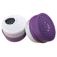 Respirator Cartridge, Combination Gas/Vapour Cartridge and Particulate Filter, Acid Gas/Chlorine Gas/P100 Filter Rock Safety Industrial Ltd