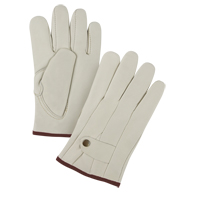 Premiun Winter-Lined Ropers Gloves, Large, Grain Cowhide Palm, Fleece Inner Lining Rock Safety Industrial Ltd