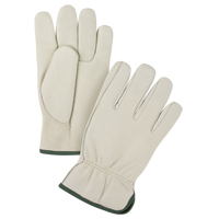 Premium Driver's Gloves, Medium, Grain Cowhide Palm Rock Safety Industrial Ltd