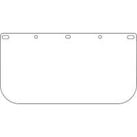 Visi&egrave;re pour &eacute;cran facial Dynamic, PETG, Teinte Transparent Rock Safety Industrial Ltd
