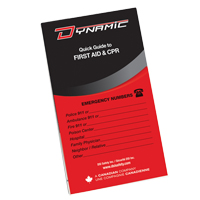 Dynamic First Aid Pocket Guide Rock Safety Industrial Ltd