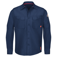 IQ Endurance&reg; Men's Work Shirts, Small, Navy Blue Rock Safety Industrial Ltd