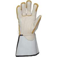 Linemans Glove, Small, Grain Cowhide Palm Rock Safety Industrial Ltd