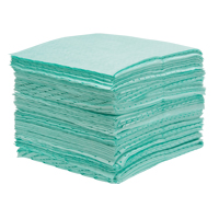 Premium Bonded Sorbent Pads, Hazmat, 15" x 18", 25 gal. Absorbancy Rock Safety Industrial Ltd