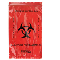 Dynamic Hazardous Waste Bags, Bio-Hazard, 9" L x 6" W, 2.0 mils Rock Safety Industrial Ltd