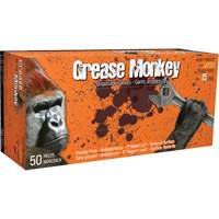 Grease Monkey&reg; Gloves, Medium, Latex, 15-mil, Powder-Free, Blue Rock Safety Industrial Ltd
