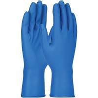 Gants Grippaz, Petit, Nitrile, 8 mils, Sans poudre, Bleu Rock Safety Industrial Ltd