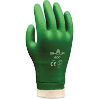 Gants enduits Atlas 600, Taille T-Grand/10, 9" lo, PVC, Doublure en Coton, 53-mil Rock Safety Industrial Ltd