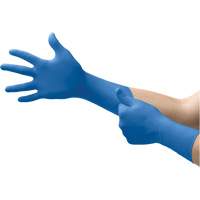 Microflex&reg; SafeGrip SG-375 Medical Exam Gloves, Small, Latex, 11-mil, Powder-Free, Blue, Class 2 Rock Safety Industrial Ltd
