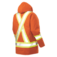 Safety Parka, High Visibility Orange, Large Rock Safety Industrial Ltd